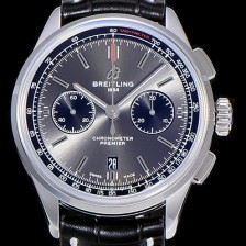 홍콩명품 [브라이틀링]남성용 프리미에르 01 크로노그래프 오토매틱 42mm 그레이다이얼 BRE84593  