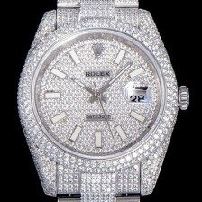 홍콩명품 [로렉스]남성용 1:1수제공정 제작！！ 데이져스트 41mm 다이아몬드 904L 오토매틱 보석다이얼 ROL58342  