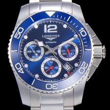 홍콩명품 [론진]남성용 하이드로콘퀘스트 다이버워치 43mm 크로노그래프 기능 블루다이얼 LAN25838  