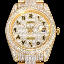홍콩명품 [로렉스]남성용 1:1수제공정 제작 데이져스트 41mm 다이아몬드 18K 옐루골드 904L 오토매틱 보석다이얼 ROL19101  