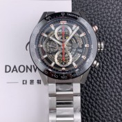 홍콩명품 [태그호이어]남성용 신상품출시!! 까레라 칼리버 크로노그래프 오토매틱 45mm 블랙다이얼 TAG39707  