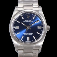 홍콩명품 [로렉스] 남성용 904스틸 오이스터 퍼페추얼 m126000 오토매틱 칼리버 3230타입 36미리 메탈시계 다크블루다이얼 ROL79897  
