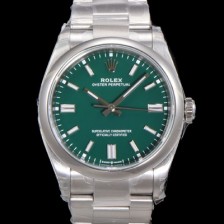 홍콩명품 [로렉스] 남성용 904스틸 오이스터 퍼페추얼 m126000 오토매틱 칼리버 3230타입 36미리 메탈시계 그린다이얼 ROL79888  