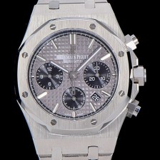 홍콩명품 [오데마피게]남성용 [ VIP 한정판매 ] 로얄오크 크로노그래프 41미리 그레이 다이얼 AUD13386  