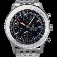 홍콩명품 [브라이틀링] 남성용 네비타이머 크로노그래프 오토매틱 A7750-2 41미리 메탈시계 블랙다이얼 BRE75631  