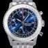 홍콩명품 [브라이틀링] 남성용 네비타이머 크로노그래프 오토매틱 A7750-2 41미리 메탈시계 블루다이얼 BRE75632  