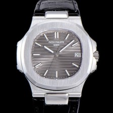홍콩명품 [파텍필립] 남성용 5711G 노틸러스 Cal.324 S C타입무브 오토매틱 40미리 가죽스트랩/가죽줄 그레이다이얼 PAT75376  