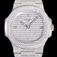 홍콩명품 [파텍필립] 남성용 노틸러스 7021 최고급1:1 수제공정 보석/큐빅 셋팅 오토매틱 Cal.324 S C 타입 40미리 메탈 보석다이얼 PAT75339  