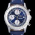 홍콩명품 [브라이틀링] 남성용 네비타이머 1 크로노그래프 오토매틱 A7750타입 41미리 가죽시계 블루다이얼 BRE75681  