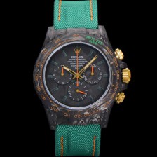 홍콩명품 [로렉스] 남성용 데이토나 DIW 포지드카본 커스텀 40미리 크로노그래프 오토매틱 Cal.4130 무브먼트 블랙 다이얼 ROL79688  