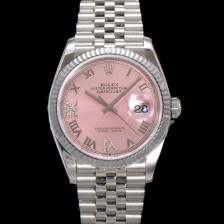 홍콩명품 [로렉스] 남성용 데이저스트 m126234 로마인덱스 36mm 오토매틱 Cal.3235 무브먼트 핑크 다이얼 rol5358  