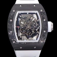 홍콩명품 [리차드밀레] 남성용 RM055 NTPT 카본케이스 50미리 스켈레톤 다이얼 기계식 수동형 무브먼트 RIC73895  