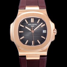 홍콩명품 [파텍필립] 남성용 노틸러스 5711R Cal.324 S C타입무브 오토매틱 18K 로즈골드 40미리 러버밴드 블랙다이얼 PAT75318  