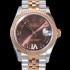 홍콩명품 [로렉스] 여성용 2021신상 데이져스트 오토매틱 ETA2824-2688 31mm 18K로즈골드 메탈줄 브라운 다이얼rol46907  