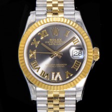 홍콩명품 [로렉스] 여성용 2021신상 데이져스트 오토매틱 ETA-2688 31mm 18K옐루골드 메탈줄 그레이 다이얼 rol86790  