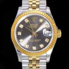 홍콩명품 [로렉스] 여성용 2021신상 데이져스트 오토매틱 ETA-2688 31mm 18K옐루골드 메탈줄 그레이 다이얼 rol52860  