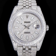 홍콩명품 [로렉스] 남성용 데이져스트 오토매틱 아시안 2824-2 타입  41mm 904L 다이아몬드 메탈줄 보석다이얼  rol95486  