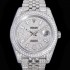 홍콩명품 [로렉스] 남성용 데이져스트 오토매틱 아시안 2824-2 타입  41mm 904L 다이아몬드 메탈줄 보석다이얼  rol95486  