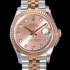 홍콩명품 [로렉스] 여성용 2021신상 데이져스트 오토매틱 ETA-2688 31mm 18K로즈골드 메탈줄 골드 다이얼 rol25671  