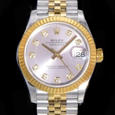 홍콩명품 [로렉스] 여성용 2021신상 데이져스트 오토매틱 ETA-2688 31mm 18K옐루골드 메탈줄 실버 다이얼 rol29175  
