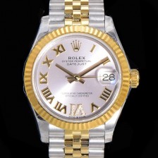 홍콩명품 [로렉스] 여성용 2021신상 데이져스트 오토매틱 ETA-2688 31mm 18K옐루골드 메탈줄 실버 다이얼 rol31507  