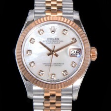 홍콩명품 [로렉스] 여성용 2021신상 데이져스트 오토매틱 ETA-2688 31mm 18K로즈골드 메탈줄 화이트 자게 다이얼 rol94261  