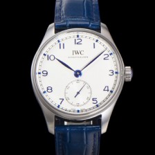 홍콩명품 [아이더블유씨] 남성용 포르투기즈 IW358304 오토매틱 수정형 82200타입 무브 40.4mm 가죽줄 화이트 다이얼 iwc21547  