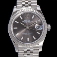 홍콩명품 [로렉스] 여성용 2021신상 데이져스트 오토매틱 ETA-2688 31mm 메탈줄 그레이 다이얼 rol51879  