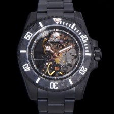 홍콩명품 [로렉스] 남성용 서브마리너 PVD코팅 스켈래톤 오토매틱 Cal.3130 40mm PVD줄 블랙다이얼 rol27804  
