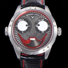 홍콩명품 [콘스탄틴 차이킨] 남성용 조커 오토매틱 NH35타입 42mm 가죽줄 그레이 다이얼 kon49051  