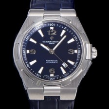 홍콩명품 [바쉐런 콘스탄틴] 남성용 오버시즈 오토매틱 9015타입 42mm 가죽줄 블랙다이얼 vac14253  