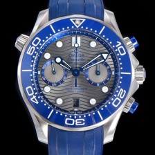 홍콩명품 [오메가] 남성용 씨마스터 디버 300M 코엑시얼 크로노그래프 P. 9900타입 44mm 러버우레탄밴드 그레이다이얼   omg37845  