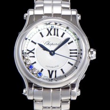 홍콩명품 [쇼파드] 여성용 해피스포츠 다이아몬드 오토매틱 A2892-2 타입 30mm 메탈줄 화이트다이얼 cho80547  