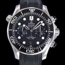 홍콩명품 [오메가] 남성용 씨마스터 디버 300M 코엑시얼 크로노그래프 P. 9900타입 44mm 메탈줄 블랙다이얼   omg09723  