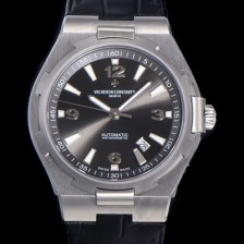 홍콩명품 [바쉐런 콘스탄틴] 남성용 오버시즈 오토매틱 9015타입 42mm 가죽줄 블랙다이얼 vac89162  