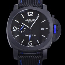홍콩명품 [파네라이] 남성용 루미노르 PAM01176 GMT 퓨전 오토매틱 Cal.P9010 무브먼트 블랙 다이얼 pan08394  