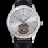 홍콩명품 [예거르꿀트르] 남성용 마스터 그랜드 트레디션 1662451 오토매틱 투어빌론 798타입  42mm 보석다이아드베젤 가죽시계 실버다이얼   jag18462  