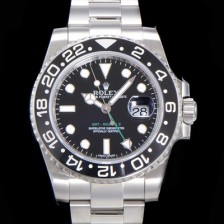 홍콩명품 [로렉스] 남성용 904L 스틸!! 2022신형 지엠티 마스터II 116710LN-78200 듀얼 타임 24시간 회전 베젤 신형 Cal. 3186 오토매틱 무브먼트 블랙 다이얼 브레이슬릿 ROL03160  