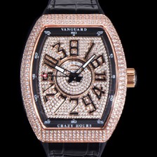 홍콩명품 [프랭크뮬러] 남성용 뱅가드 오토매틱 CZ02 타입 44미리 18K로즈골드 보석/큐빅 케이스 가죽줄 보석다이얼 fra83042  