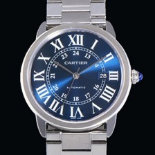 홍콩명품 [까르띠에] 남성용 롱드 더 까르띠에 솔로 WSRN0023 오토매틱 ETA2892-2 42미리 메탈줄 블루다이얼 car72934  