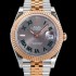 홍콩명품 [로렉스] 남성용 데이저스트 오토매틱 아시안2836-2/3235타입 41미리 18K옐루골드 투톤콤비 그레이다이얼rol42153  
