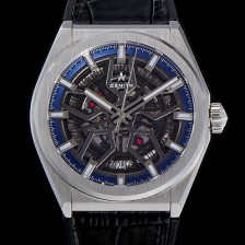 홍콩명품 [제니스] 남성용 DEFY시리즈 오토매틱 Cal.670sk 41미리 가죽줄 블랙다이얼 zen84269  