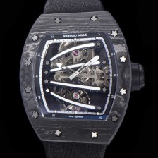 홍콩명품 [리차드밀레] 남성용 리차드밀 RM59-01 요한블랙 투어빌론 카본재질 51mm 스켈레톤 다이얼 오토매틱 무브먼트 RIC01430  