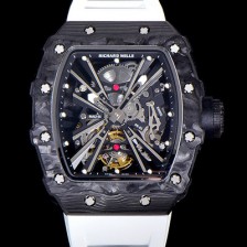 홍콩명품 [리차드밀레] 남성용 리차드밀 RM12-01 투어빌론 수동기계식 포지드 카본케이스 켈레톤 다이얼 RIC01369  