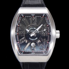 홍콩명품 [프랭크뮬러] 남성용 V 45 SC DT 뱅가드 2824 므브먼트 오토매틱 44미리 러버밴드 블랙다이얼 FRA71134  