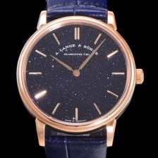 홍콩명품 [아랑게운트죄네] 남성용 색소니아 씬 211.033 랑게 39미리 18k 로즈골드 블랙 다이얼 오토매틱 무브먼트 LAN40884  