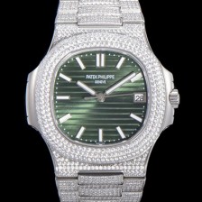 홍콩명품 [파텍필립] 남성용 노틸러스 5711/1R-010 보석/큐빅 셋팅 오토매틱 Cal.324 S C 타입 40미리 그린다이얼 PAT75704  