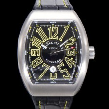 홍콩명품 [프랭크뮬러] 남성용 뱅가드 2824 므브먼트 오토매틱 44미리 러버밴드 블랙다이얼 FRA75489  