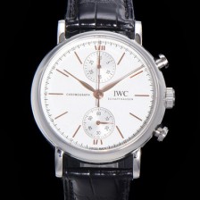 홍콩명품 [아이더블유씨] 남성용 포르토피노 IW391406 화이트 다이얼 39미리 악어가죽 7750 오토매틱 무브먼트 IWC76293  