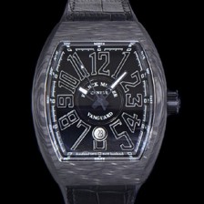 홍콩명품 [프랭크뮬러] 남성용 V 45 SC DT 뱅가드 2824 므브먼트 오토매틱 44미리 카본 케이스 러버밴드 블랙다이얼 FRA71140  